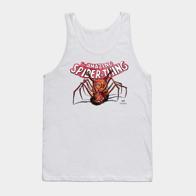 The Amazing Spider Thing Tank Top by santillanesarte